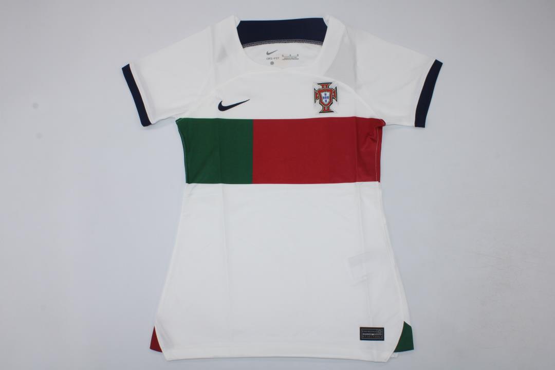 AAA Quality Portugal Woman 2022 World Cup Away Jersey